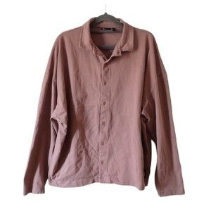 ASOS Design Cotton Button Down Shirt Mens Medium Casual Collared Top